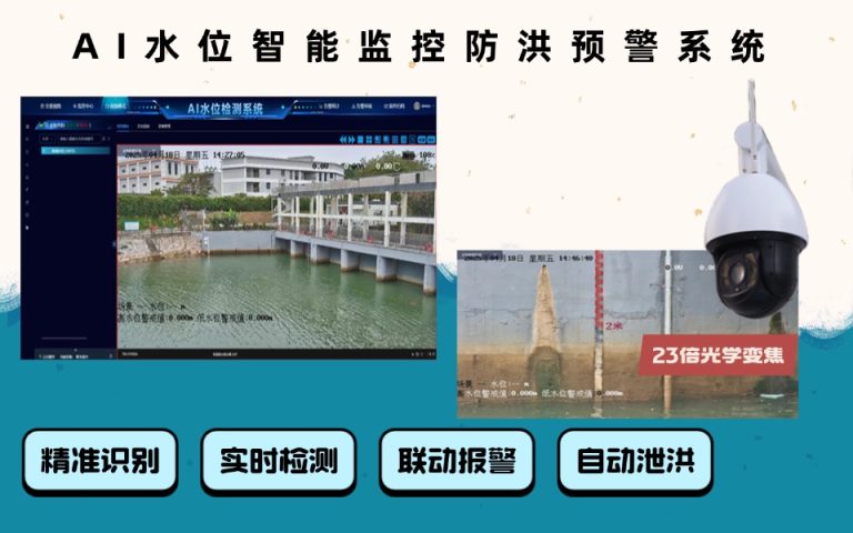 4.48水利设施抗灾：AI水位智能监控、大坝洪防预警系统4