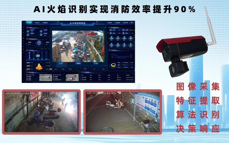 充电桩集群如何通过AI火焰识别实现消防效率提升90% - 深圳市榕桑科技有限公司