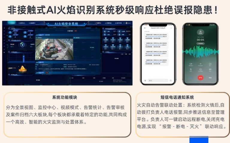 47）非接触式AI火焰识别系统秒级响应杜绝隐患！