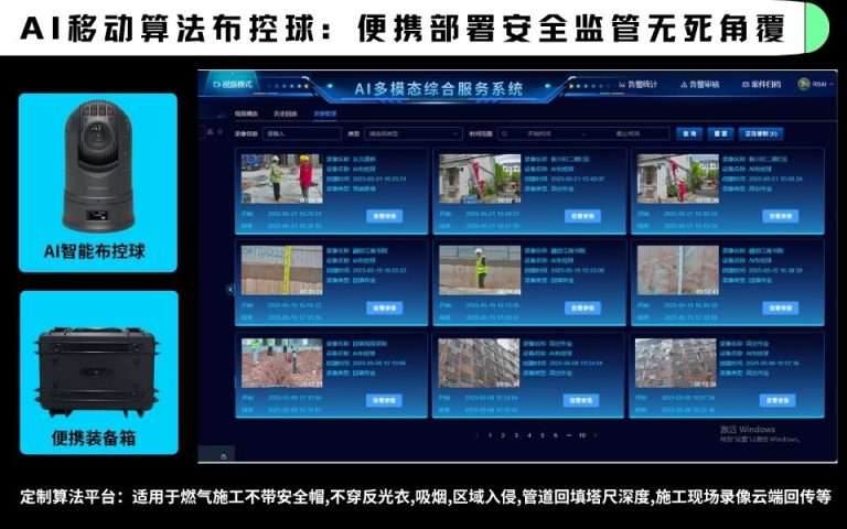(54)AI移动算法布控球：便携部署安全监管无死角覆盖7.18网易号9