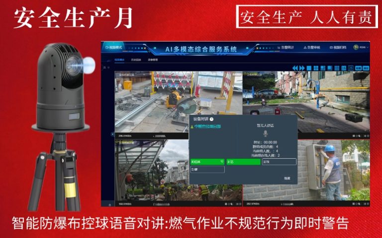29.智能防爆布控球语音对讲_燃气作业不规范行为即时警告7.22网易号10