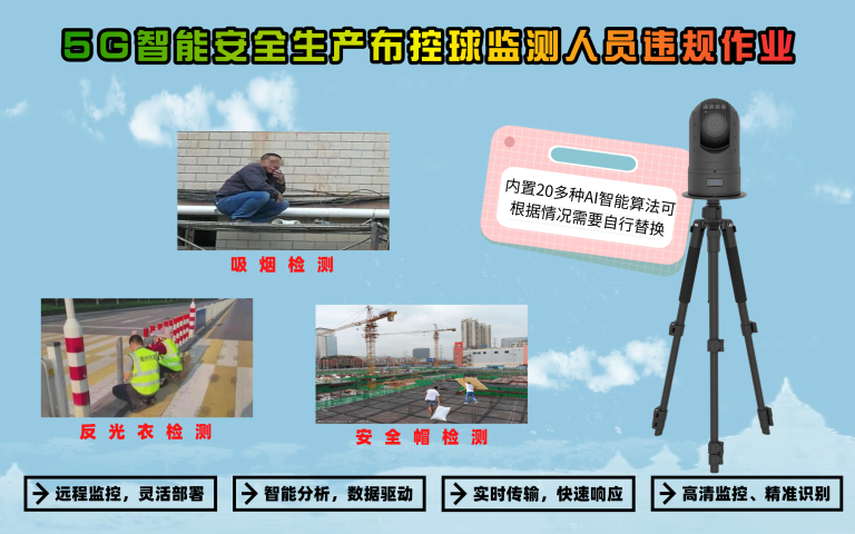 4.29 5G智能安全生产布控球监测人员违规作业4.11网易号11